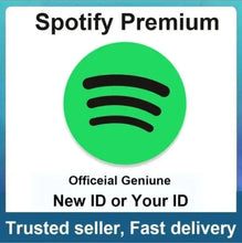 Load image into Gallery viewer, Spotify  6 months,  New or Your account No ad music
