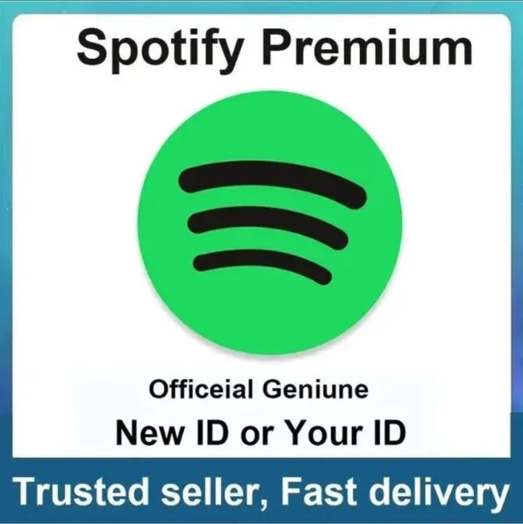 Spotify  6 months,  New or Your account No ad music